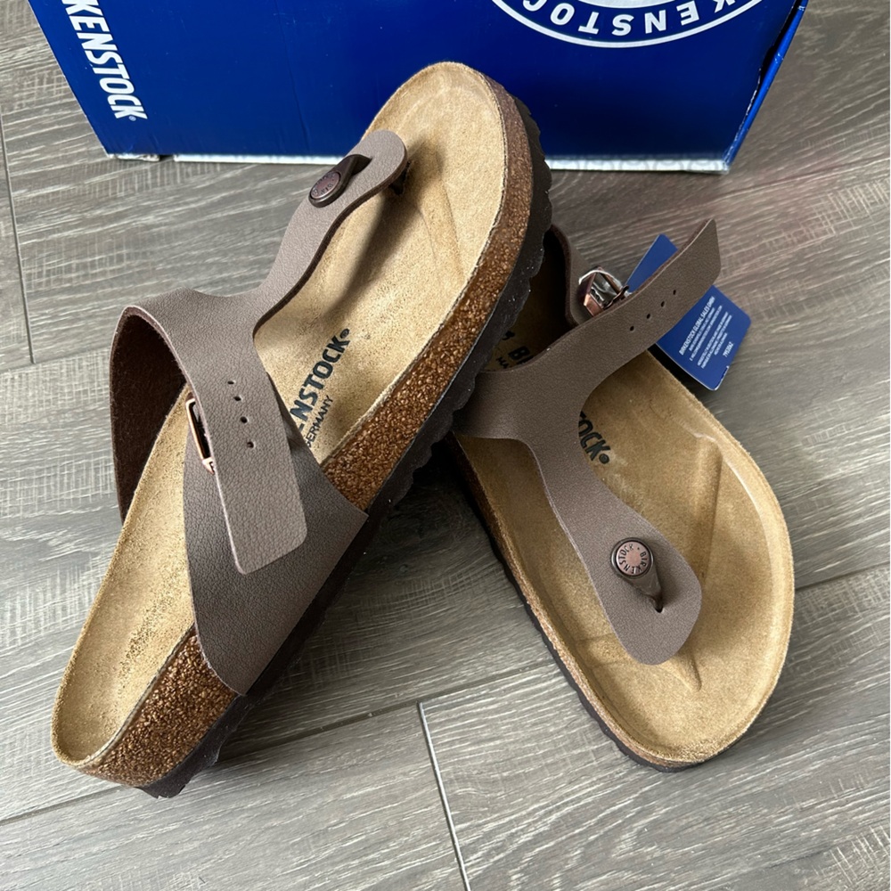BIRKENSTOCK GIZEH BIRKO- IN MOCHA mens - Picture 3 of 4